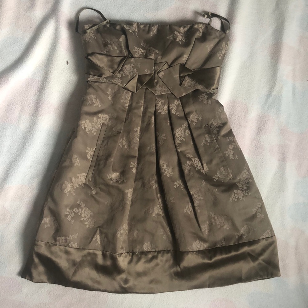 BCBG strapless dress